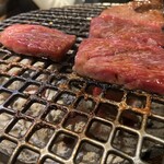 焼肉ホルモン 風土. - 赤肉盛り合わせ
      ＊ミスジ、カイノミ、肩ロースカブリ、USプライムハラミ、和牛サガリ