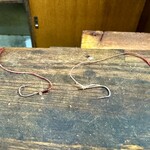 かぶと - 天然を捌いていて出てきた釣り針