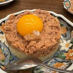 おでんと釜たき飯 あおちょ - 旨辛タンユッケ