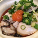 海鮮居酒屋　ばっちこい - 磯の香りが堪らない酢ガキ。大ぶりのものが６～７粒