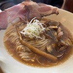 くそオヤジ最後のひとふり 高知朝倉店 - あさりらーめん