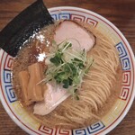 人力俥 - 背脂煮干そば（大盛）