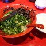 Ramen Zundouya - ねぎラーメン+きくらげ