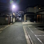 ロカンダきだや - お店を出た通り