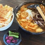 Kosaku - かき揚げ丼セット（＋辛口）