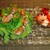 鉄板焼ダイニングKUNI - 料理写真:春菊＋ホタルイカ&あまおう＋生ハム＋クリームチーズ  春の味