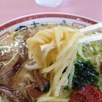 中華そば専門　田中そば店 - 幅広のツルツル麺