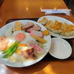 太田樓 - 料理写真:伝統の味五目ヤキソバ＋餃子