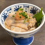 手打ち蕎麦 銀杏 - 漬け生牡蠣