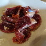 ろばたやき山ろく - 地鶏砂ずり塩焼き