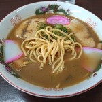 山為食堂 - 太めの麺