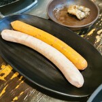 成吉思汗 大黒屋 - 羊のソーセージ2種