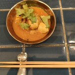 Sho Curry - 牡蠣と柑橘のアチャール400円