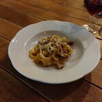 フンギ堂 - タリアテッレ　豚ラグーと道産ポルチーニ