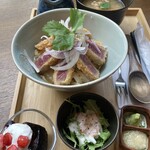 Le'a craft SHISHA BAR & DINING - 牛カツ丼レディースセット
