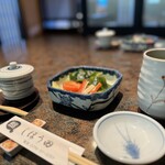 しほう田 - カニカマの入ったサラダ。