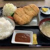 Tontei - 特上ロースカツ定食（約２００ｇ）　１４５０円