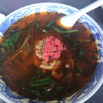 満州ニラら～めんの店 さかえや - 満州ニララーメン（中）