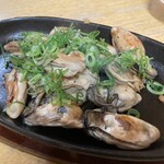 お好み焼き もり - 牡蠣の鉄板焼き