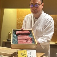 鮨 江藤 - 塩釜、一本釣り鮪