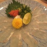 ためしてや - ひらめお造り　７８０円