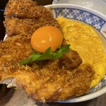 #カツ丼は人を幸せにする - 並ロース三元豚（奥久慈卵トッピング）1,500円