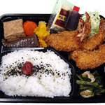 かかし - エビフライ弁当 630円