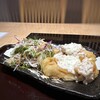 Hakata Hanamidori - ◆チキン南蛮は「ムネ肉のとり天」がたっぷり。サラダもタップリで、胡麻ドレッシングがいいお味。
