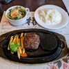 ビストロ椿 - 村上牛のレアハンバーグ（ランチ）1,500円