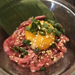 ホルモンセンター丸ちゃん - 和牛ユッケ