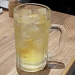 Yakiniku Sansui - 梅酒ソーダ割り