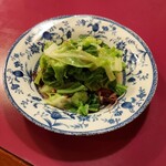 中国料理 三鶴 - ホタルイカと春キャベツの湯引き
