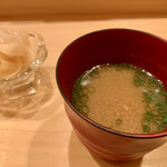 鮨 いしやま - しじみ汁