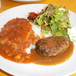 特製ｶﾚｰﾗｲｽ&肉汁たっぷりﾊﾝﾊﾞｰｸﾞ