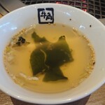 Gyuu kaku - わかめスープ