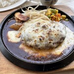 レストラン コロナのテラス - チーズハンバーグセット