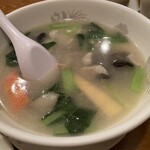 仙香園 - 野菜スープ（2024年4月13日撮影）