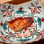 鮨 近藤 - 桜鱒の西京焼き　ほんのり甘く脂ノリが最高でした。桜鱒の旨味を最大限に引き出してる気がします♡白米が欲しくなる最高の西京焼。