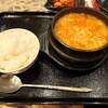 レストラン京泉 - 料理写真:ユッケジャンチゲ980円とライス（中）280円