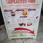 TROPICAL TRIBE - メニュー