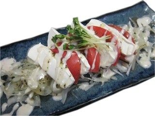 Torisuke - トマト＆クリームチーズ、バジル風味ドレが女性に大好評！５６０円