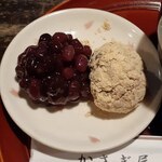 Kasagiya - 冬バージョンの丹波大納言小豆ときな粉