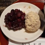 かさぎ屋 - 春～夏バージョンの丹波大納言小豆ときな粉