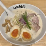 らぁ麺鯖六 - 特製鶏さば白湯らぁ麺/1,120円♪