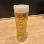 らぁ麺鯖六 - 生ビール/550円♪
