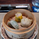 クロモリ - 焼売、ふぐ蒸し餃子 、ふかひれ蒸し餃子
