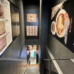 らぁ麺鯖六 - お店は地下です♪