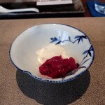 クロモリ - 杏仁豆腐と宇和島のブラッドオレンジ