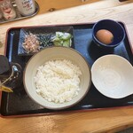 月乃家 - 卵かけご飯セット