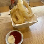 月乃家 - 新玉ねぎのオニオンリング